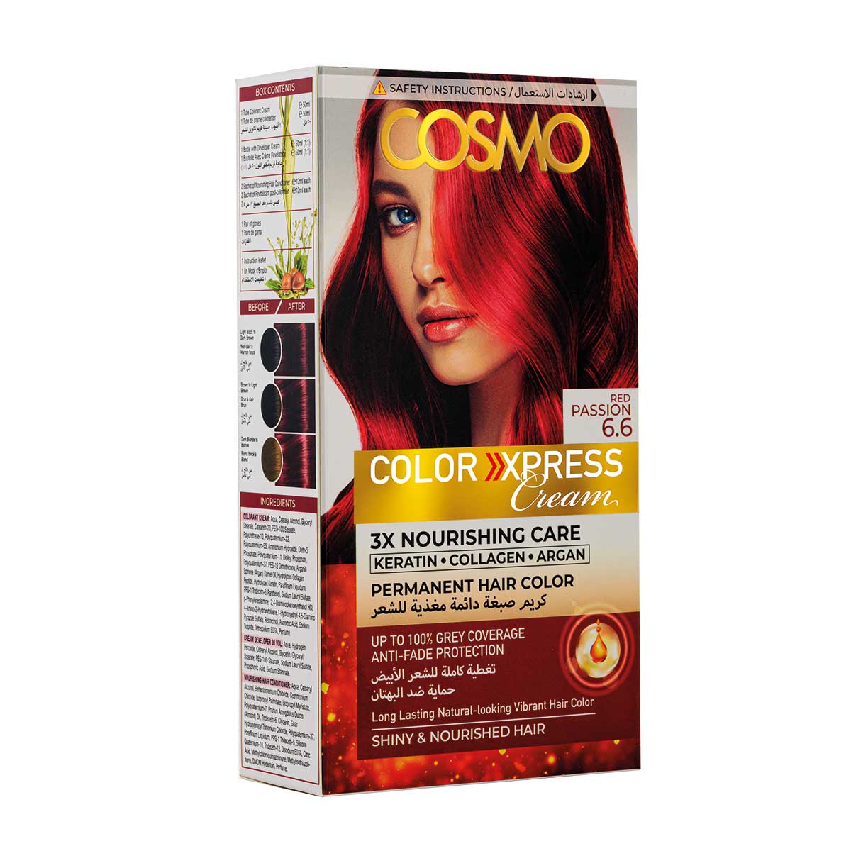 کیت رنگ مو دائمی RED PASSION  6.6