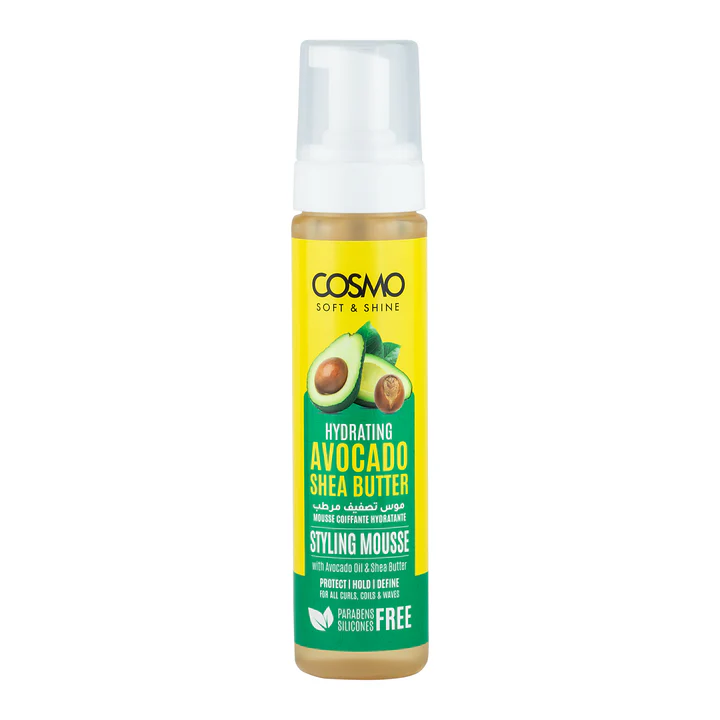 موس حالت دهنده موی فر آواکادو و کره شیا ۲۵۰ میل کازمو Soft&Shine