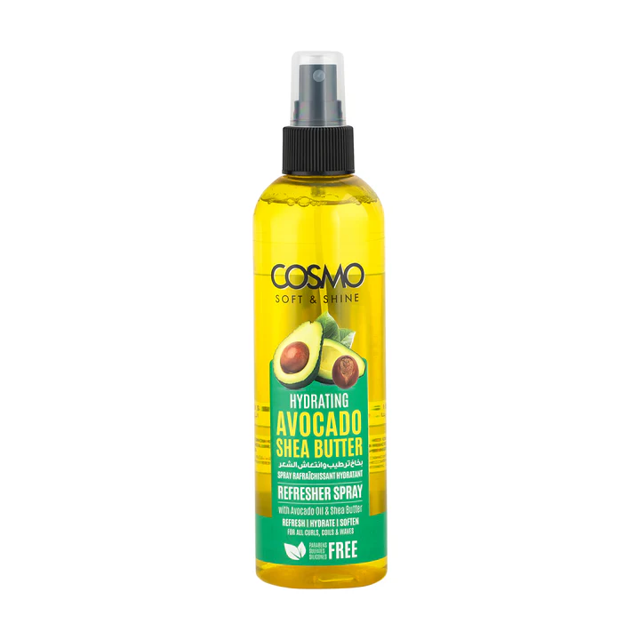اسپری طراوت دهنده آواکادو و کره شیا ۲۵۰ میل کازمو Soft&Shine