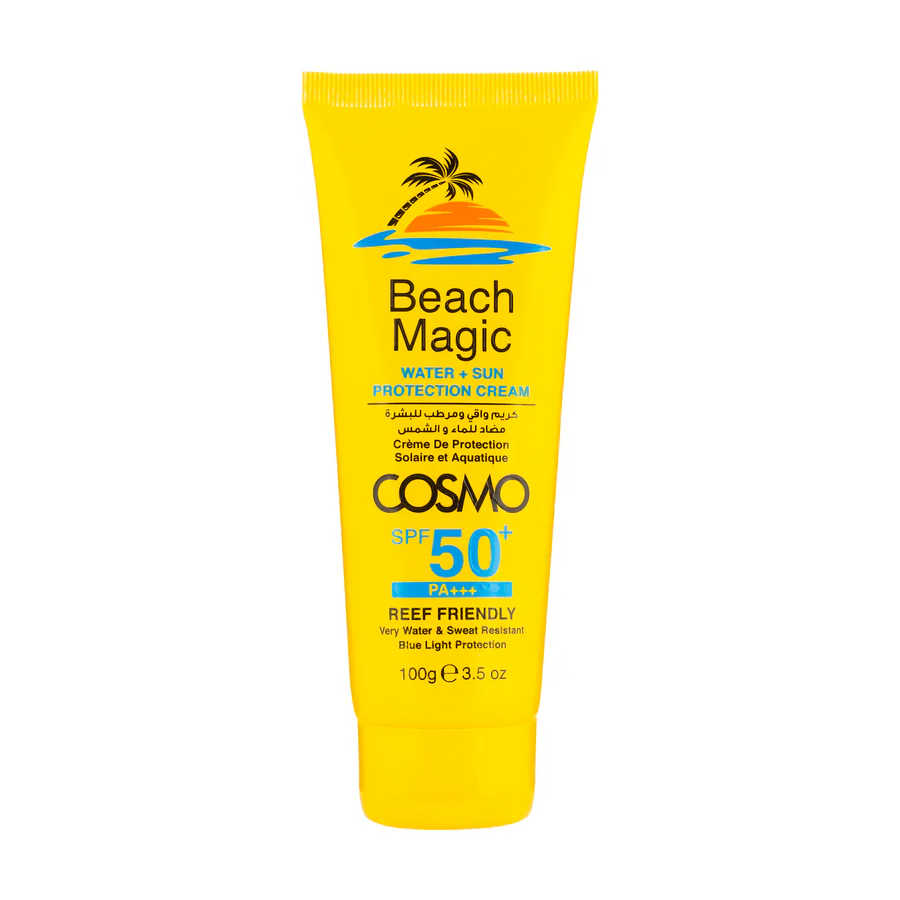 کرم ضد آفتاب و ضد آب مخصوص ساحل +SPF50 کازمو ۱۰۰ گرمی